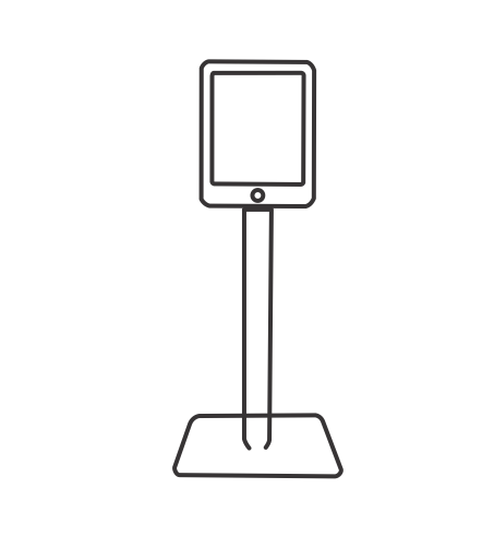 Pedestales-de-seguridad-para tabletas-ideales-para-farmacias-bares-tiendas-departametales